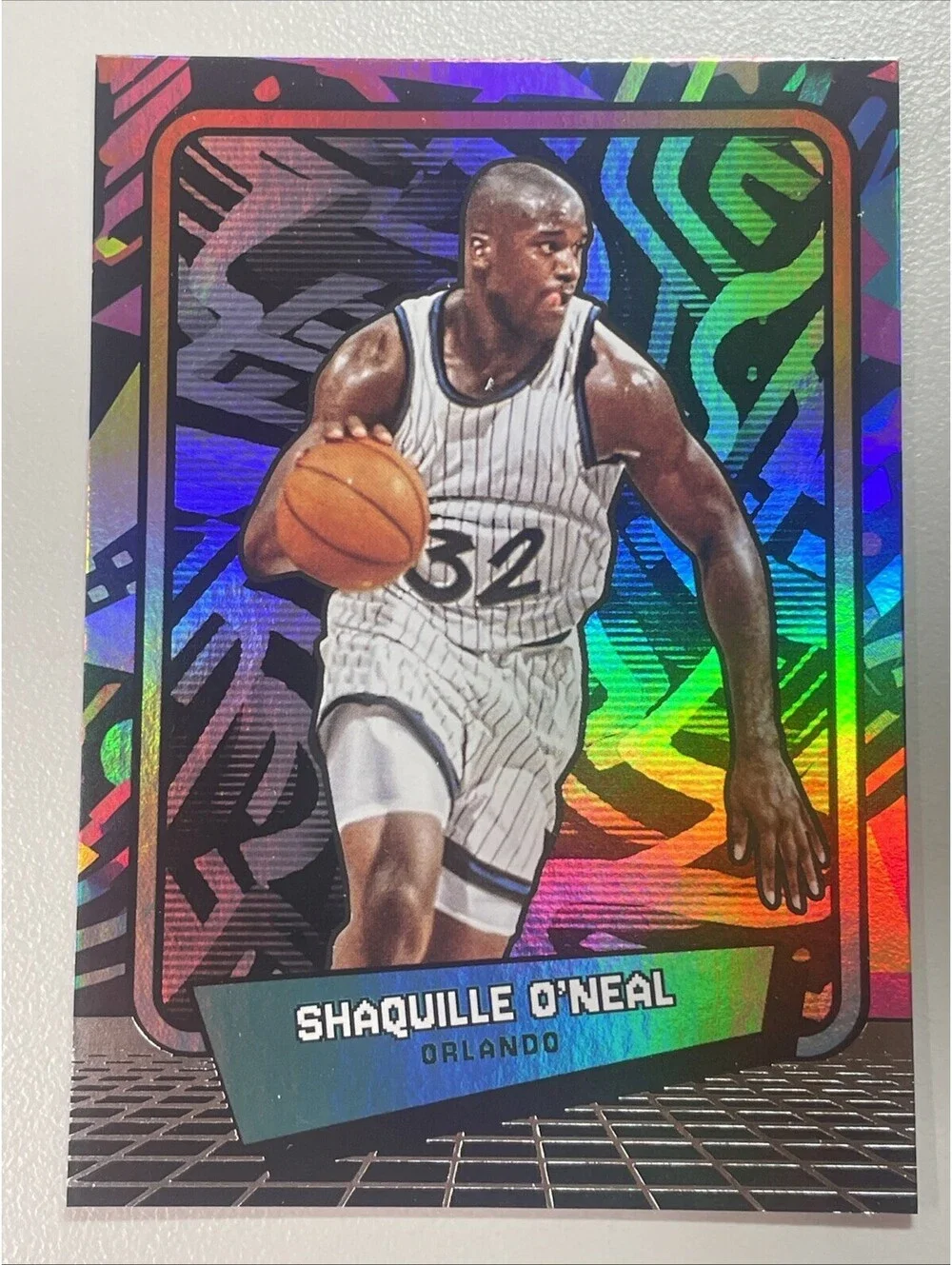 Panini 2026 Decades 90s Pop Culture Shaquille O'Neal Orlando Magic #66 Refractor